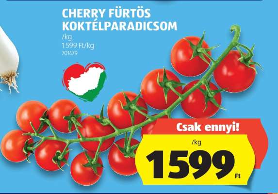 CHERRY FÜRTÖS KOKTÉLPARADICSOM