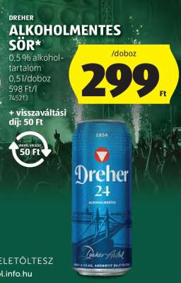 Dreher Alkoholmentes Sör