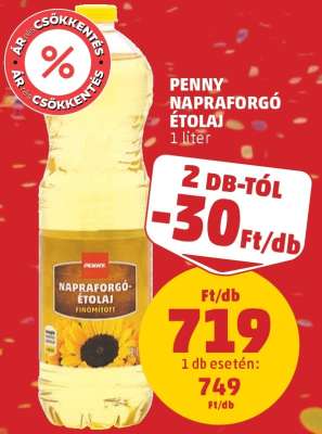 PENNY NAPRAFORGÓ ÉTOLAJ