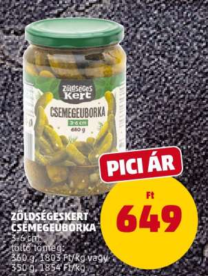 Zöldségeskert Csemegeuborka