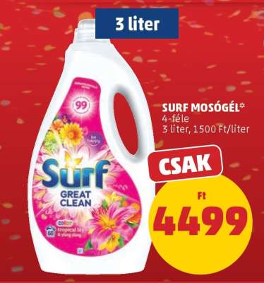 SURF Mosógél