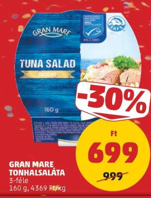 GRAN MARE TONHALSALÁTA
