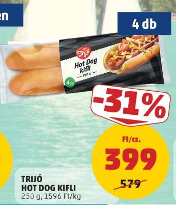 TRIJÓ HOT DOG KIFLI