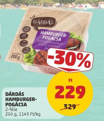DÁRDÁS HAMBURGER-POGÁCSA