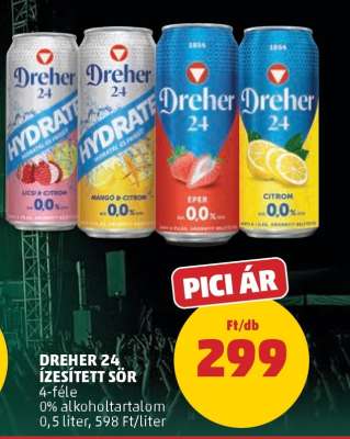 Dreher 24, ízesített sör