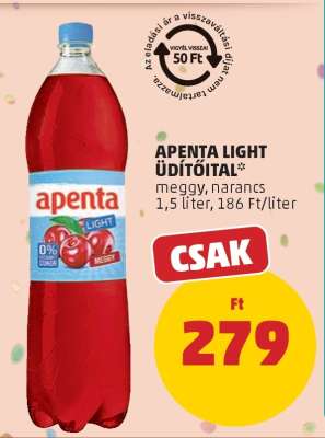 Apenta Light Üdítőital