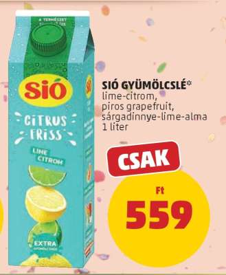 Sió Gyümölcslé