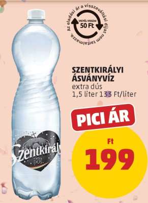 SZENTKIRÁLYI Ásványvíz