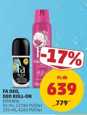 FA Deo, Deo Roll-On