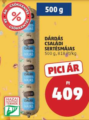Dárdás Családi Sertésmájas
