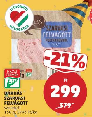 Dárdás Szarvasi Felvágott