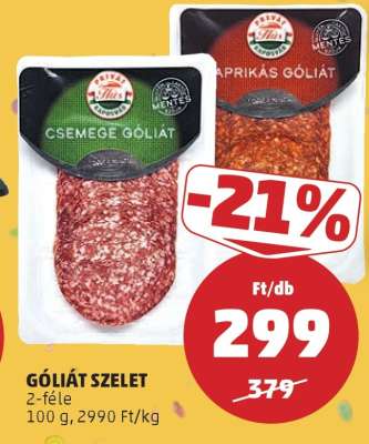 GÓLIÁT SZELET