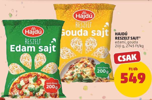 Hajdú Reszelt Sajt
