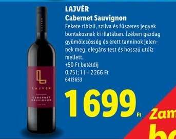 LAJVÉR Cabernet Sauvignon