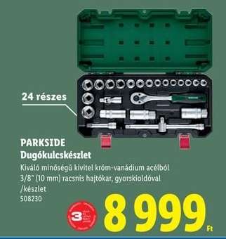 PARKSIDE Dugókulcskészlet