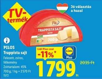 PILOS Trappista sajt