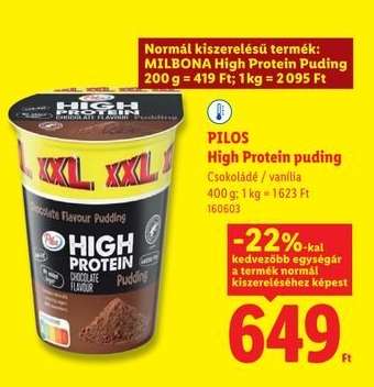 Pilos High protein puding