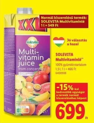 SOLEVITA Multivitaminlé