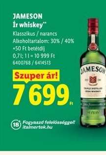 JAMESON Ír whiskey*