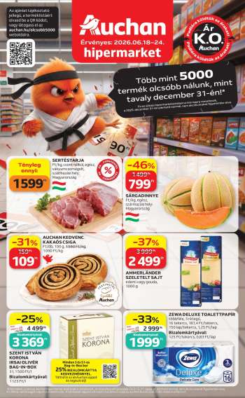 Újság Auchan - 2026.06.18 - 2026.06.24.