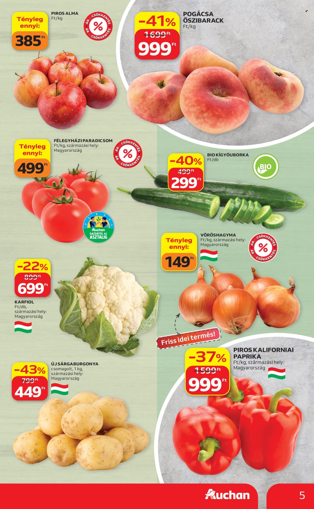 Auchan akciós újságok - 2026.06.18 - 2026.06.24. Oldal 5