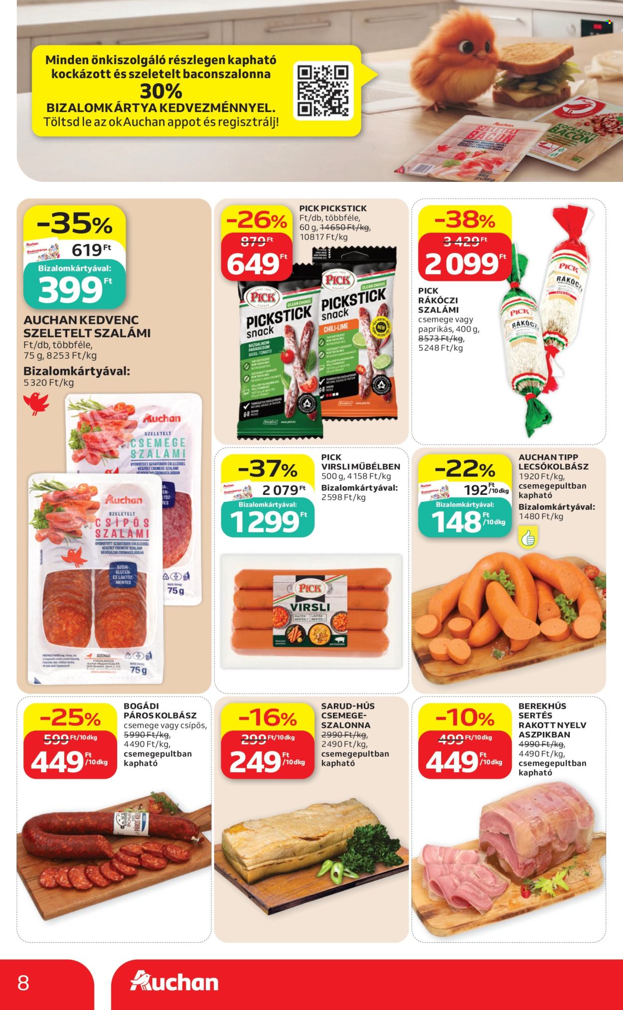 Auchan akciós újságok - 2026.06.18 - 2026.06.24. Oldal 8