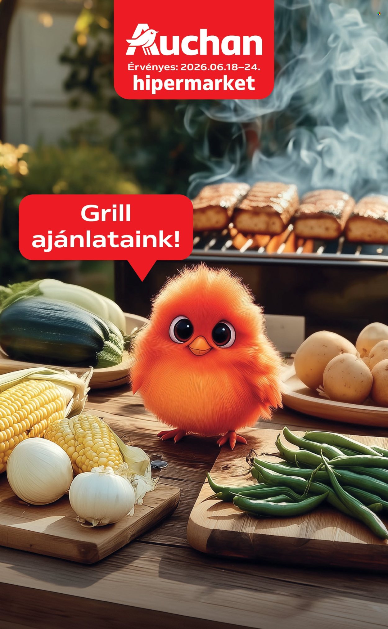 Auchan akciós újságok - 2026.06.18 - 2026.06.24. Oldal 1