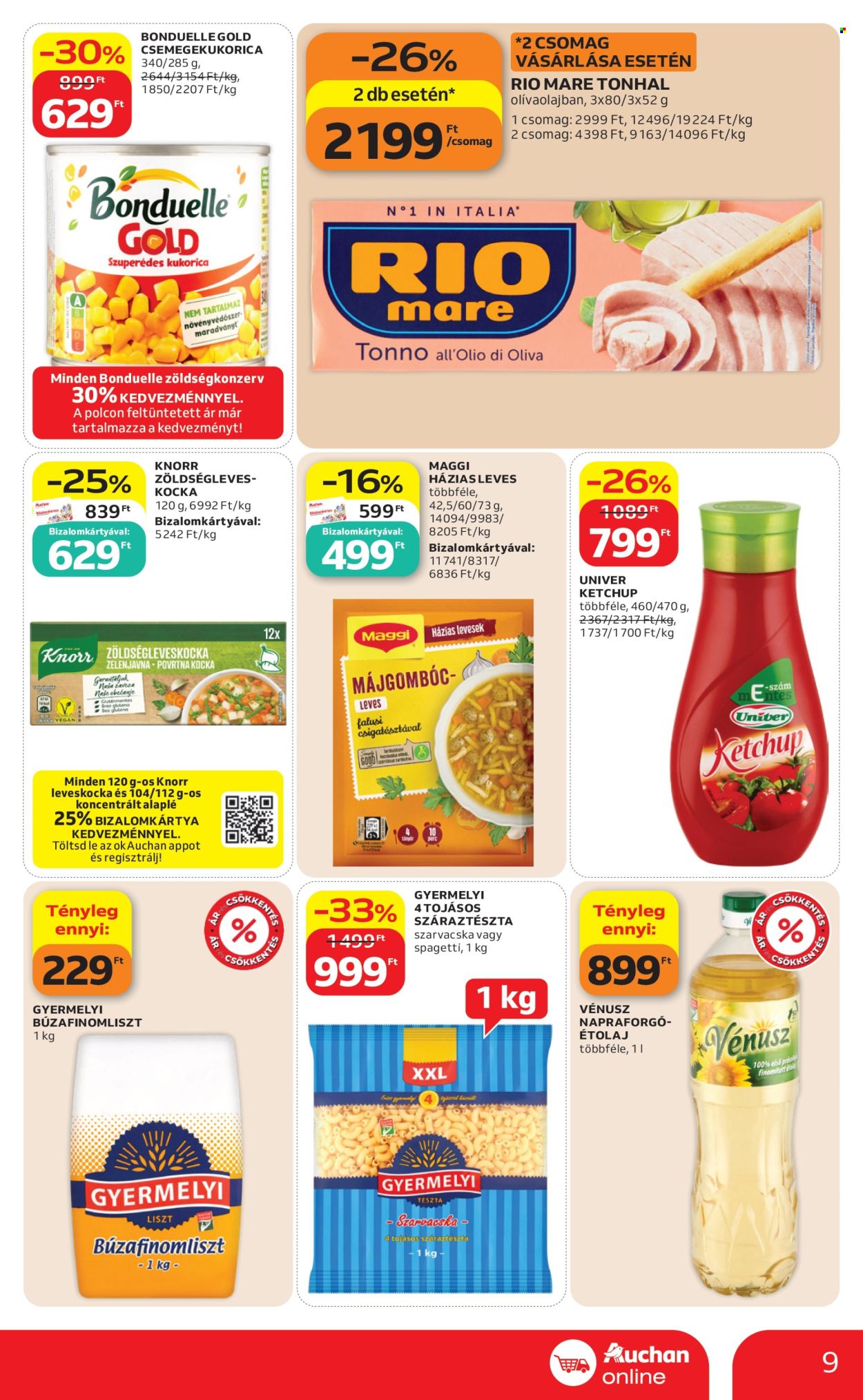 Auchan akciós újságok - 2026.06.18 - 2026.06.24. Oldal 9