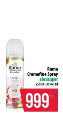 Rama Cremefine spray