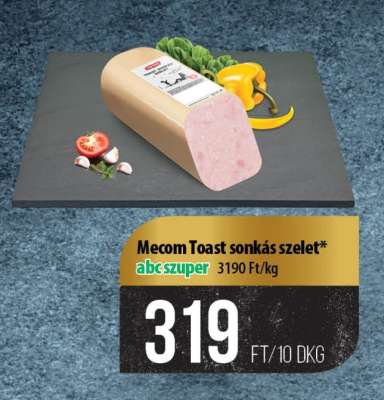 Mecom toast sonkás szelet