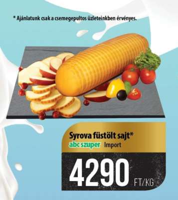 Syrova füstölt sajt