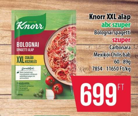 KNORR XXL ALAP