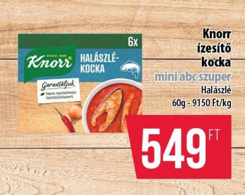Knorr ízesítő kocka