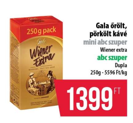 Gala őrölt, pörkölt kávé