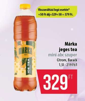 Márka jeges tea