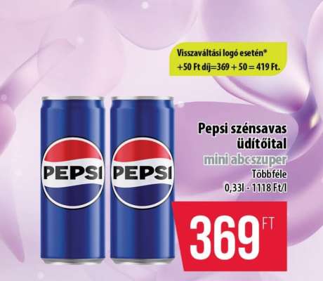 Pepsi szénsavas üdítőital