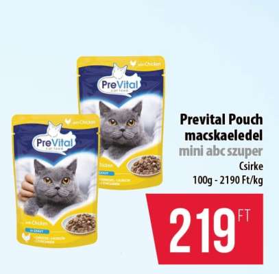 Prevital Pouch macskaeledel