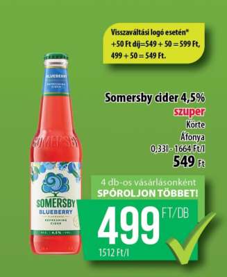 Somersby cider 4.5%