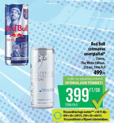 Red Bull szénsavas energiaital
