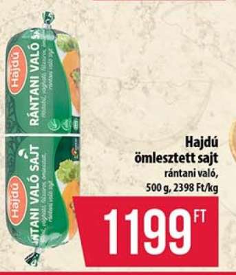 Hajdú ömlesztett sajt