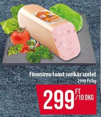 Finonimo Toast sonkás szelet