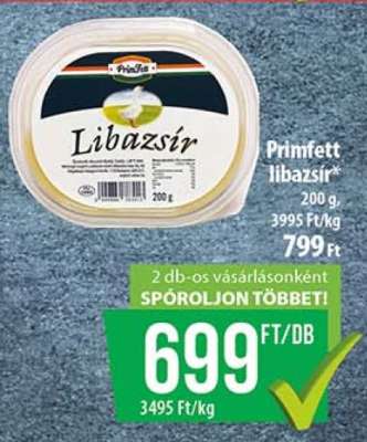 PRIMFETT Libazsír