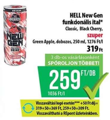 HELL NEW GEN FUNKCIONÁLIS ITAL