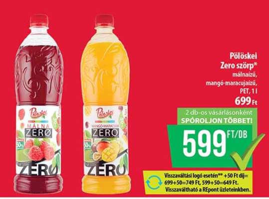 Pölöskei Zero Szörp