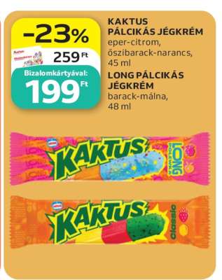 Kaktus Pálcikás Jégkrém