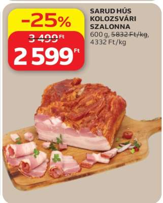 SARUD HÚS KOLOZSVÁRI SZALONNA