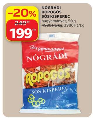 NÓGRÁDI ROPOGÓS SÓS KISPEREC