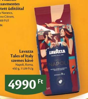 Lavazza Tales of Italy szemes kávé
