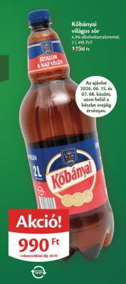 KŐBÁNYAI Világos sör*