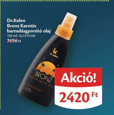 Dr.Kelen Bronz Karotin barnulásgyorsító olaj